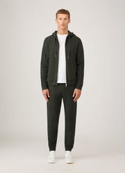 Men's Loopback Sweatpants in Dark Green