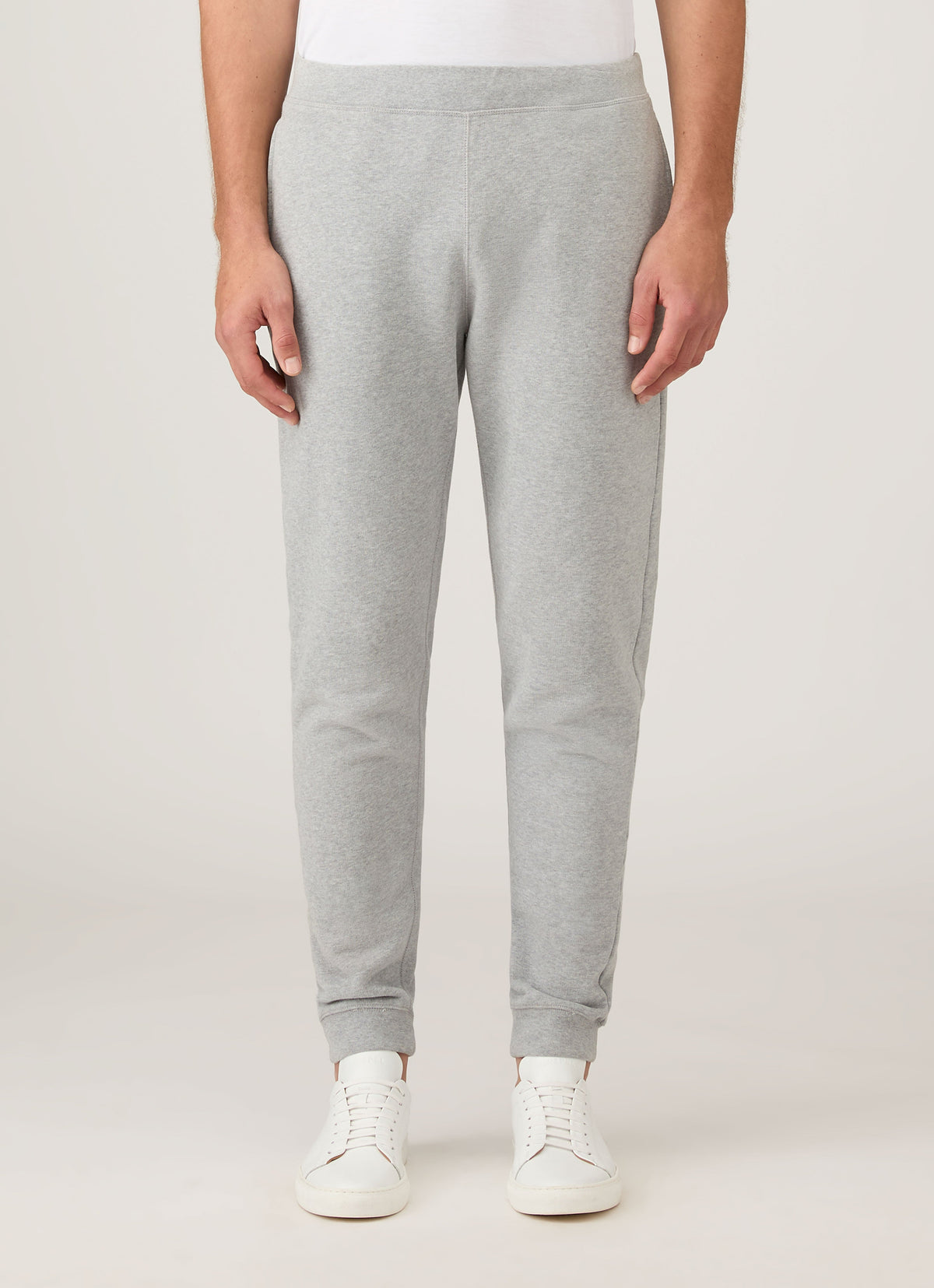 Men's Loopback Sweatpants in Grey Melange