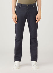 Men's Cotton Drill 5 Pocket Trouser in Navy