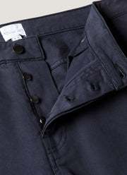 Men's Cotton Drill 5 Pocket Trouser in Navy