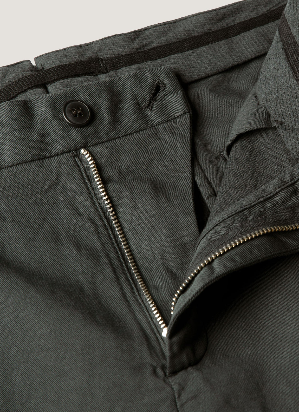 Men's Cotton Linen Trouser in Charcoal