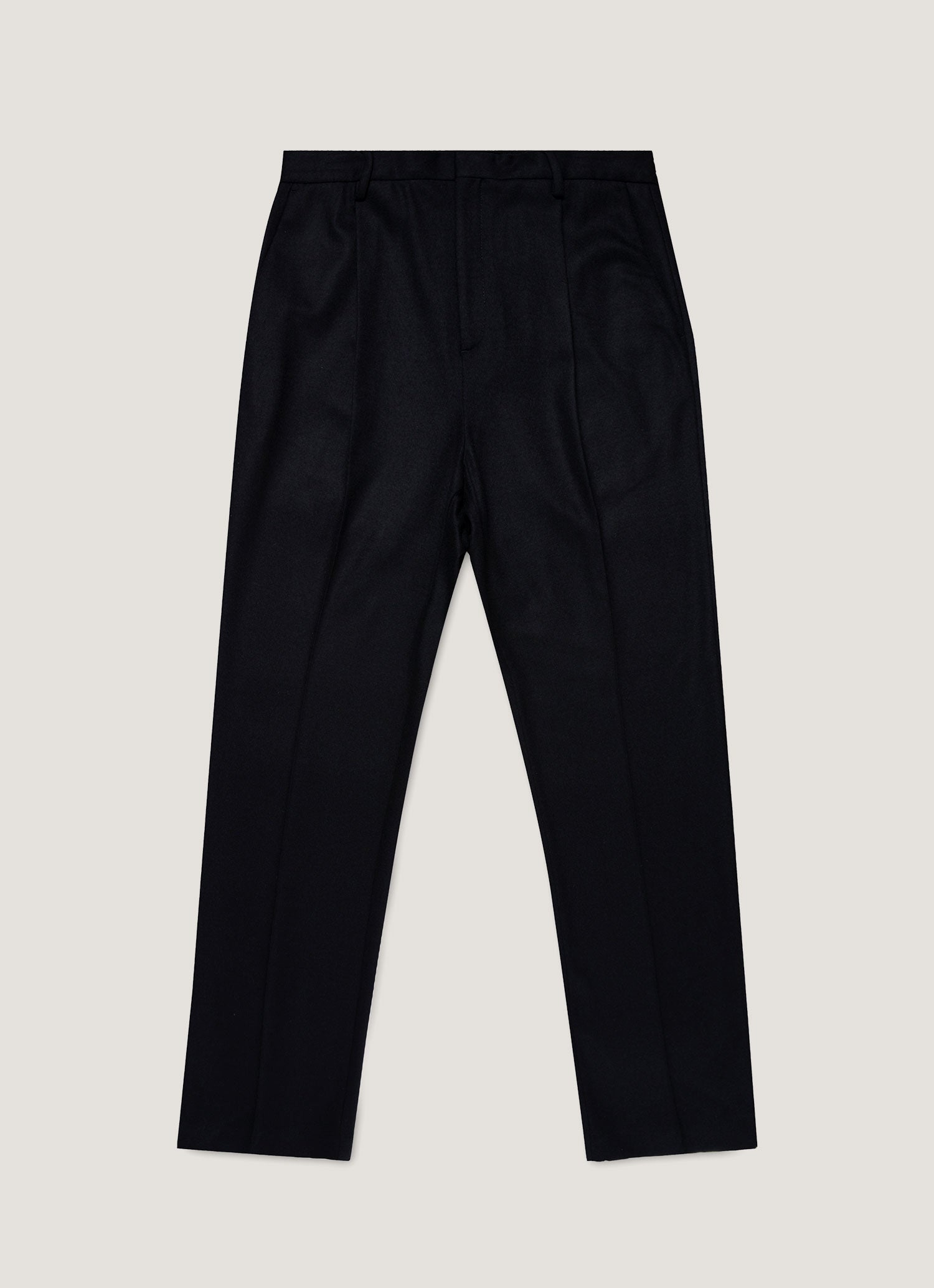Men's Boiled Wool Trouser in Navy