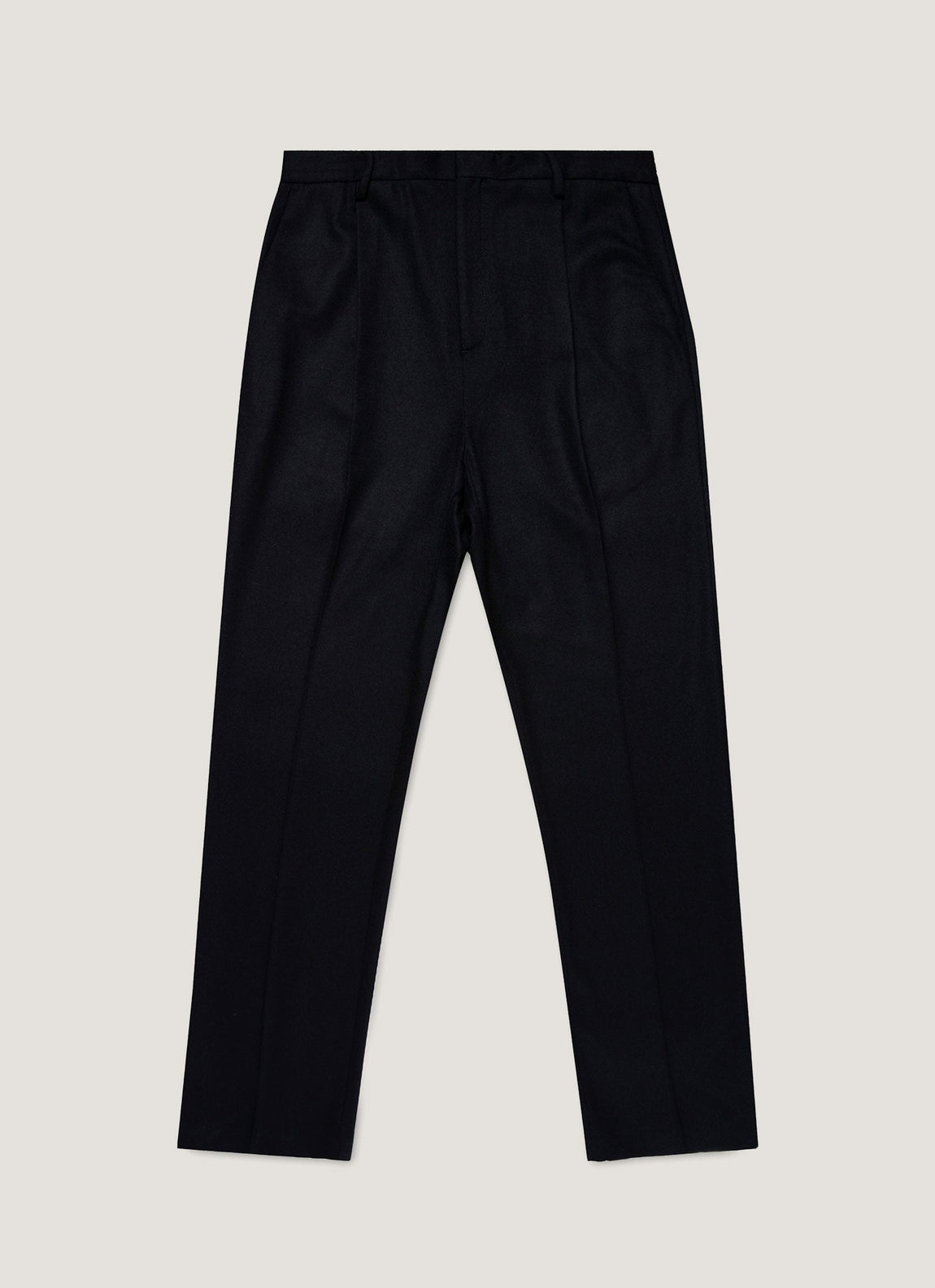 Men's Boiled Wool Trouser in Navy