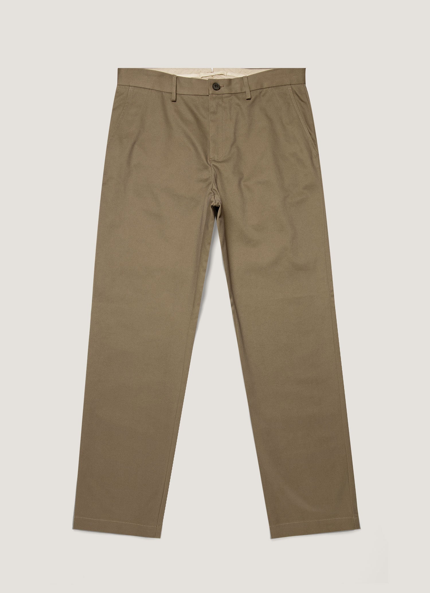 Men's Cotton Drill Trouser in Dark Stone