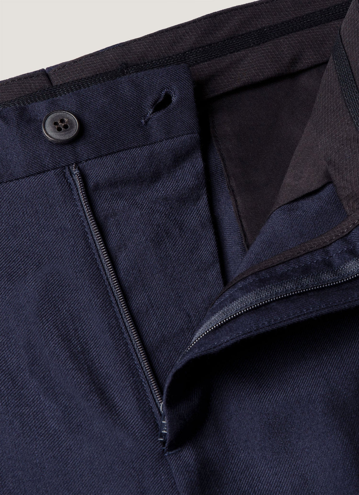 Men's Wool Twill Trouser in Navy