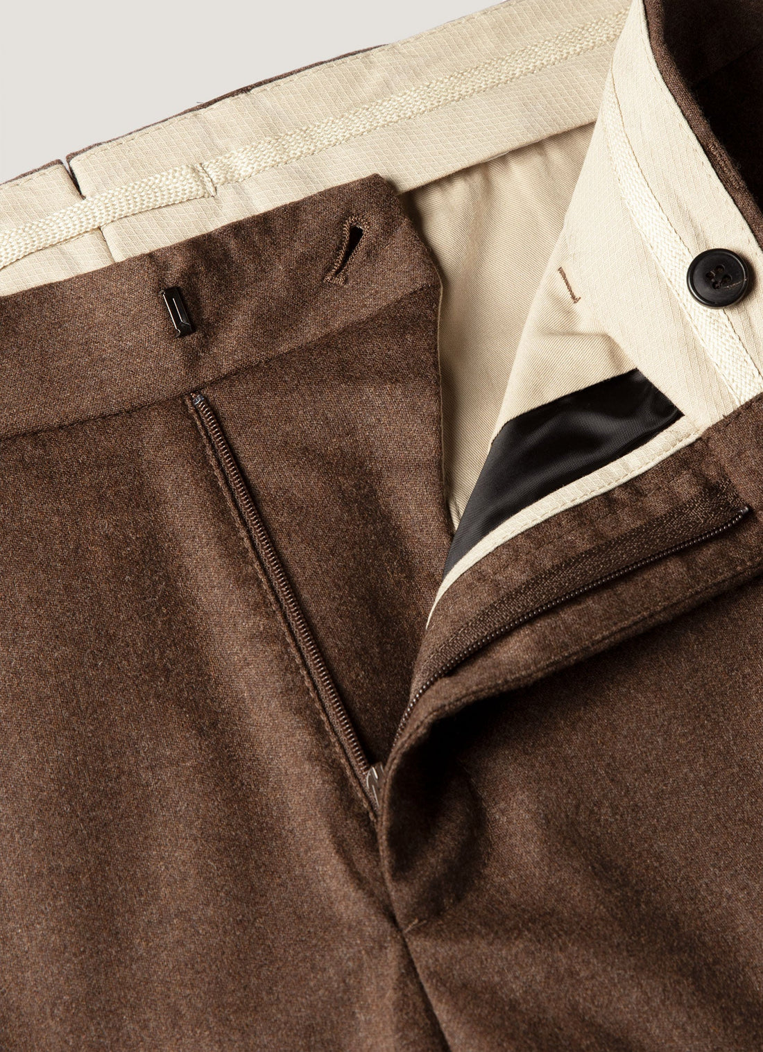 Flanellhose aus Wolle und Kaschmir