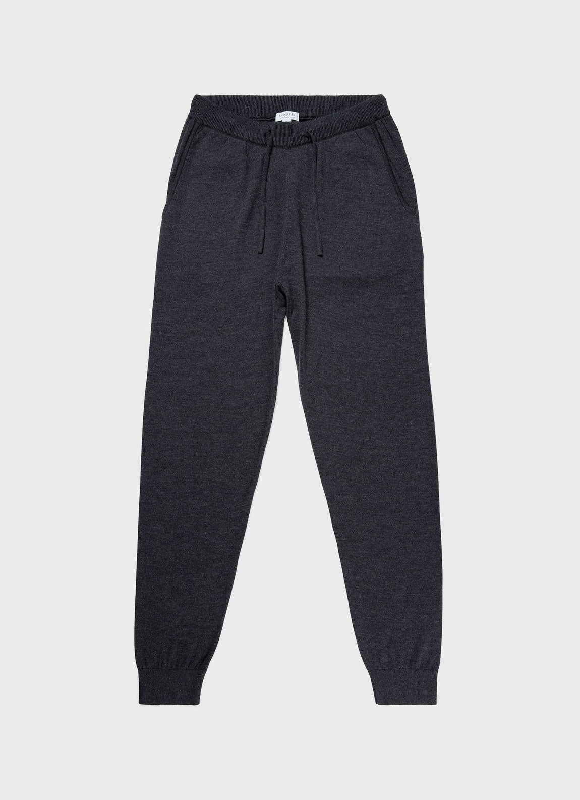 Men's Merino Wool Lounge Pant in Charcoal Melange