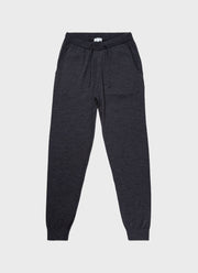 Men's Merino Wool Lounge Pant in Charcoal Melange