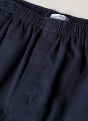 Men's Cotton Flannel Pyjama Set in Navy