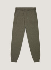 Men's Cashmere Lounge Pant in Khaki