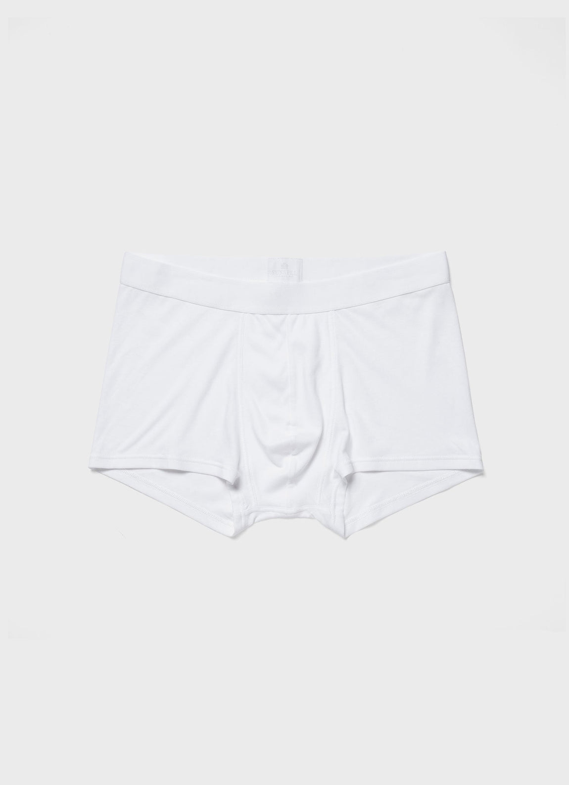 Men's Sea Island Cotton Trunks in White