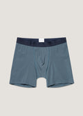 Men's Stretch Cotton Boxer Briefs in Dark Petrol