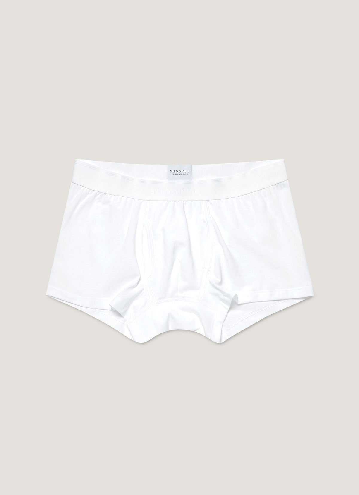 Men's Superfine Cotton Trunks in White