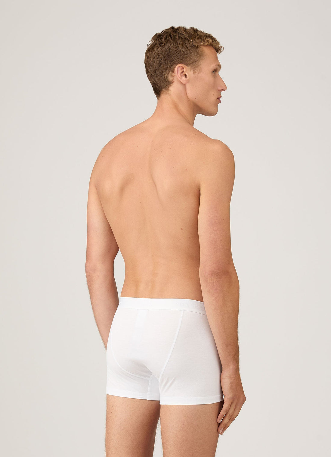 Men's Superfine Cotton Trunks in White
