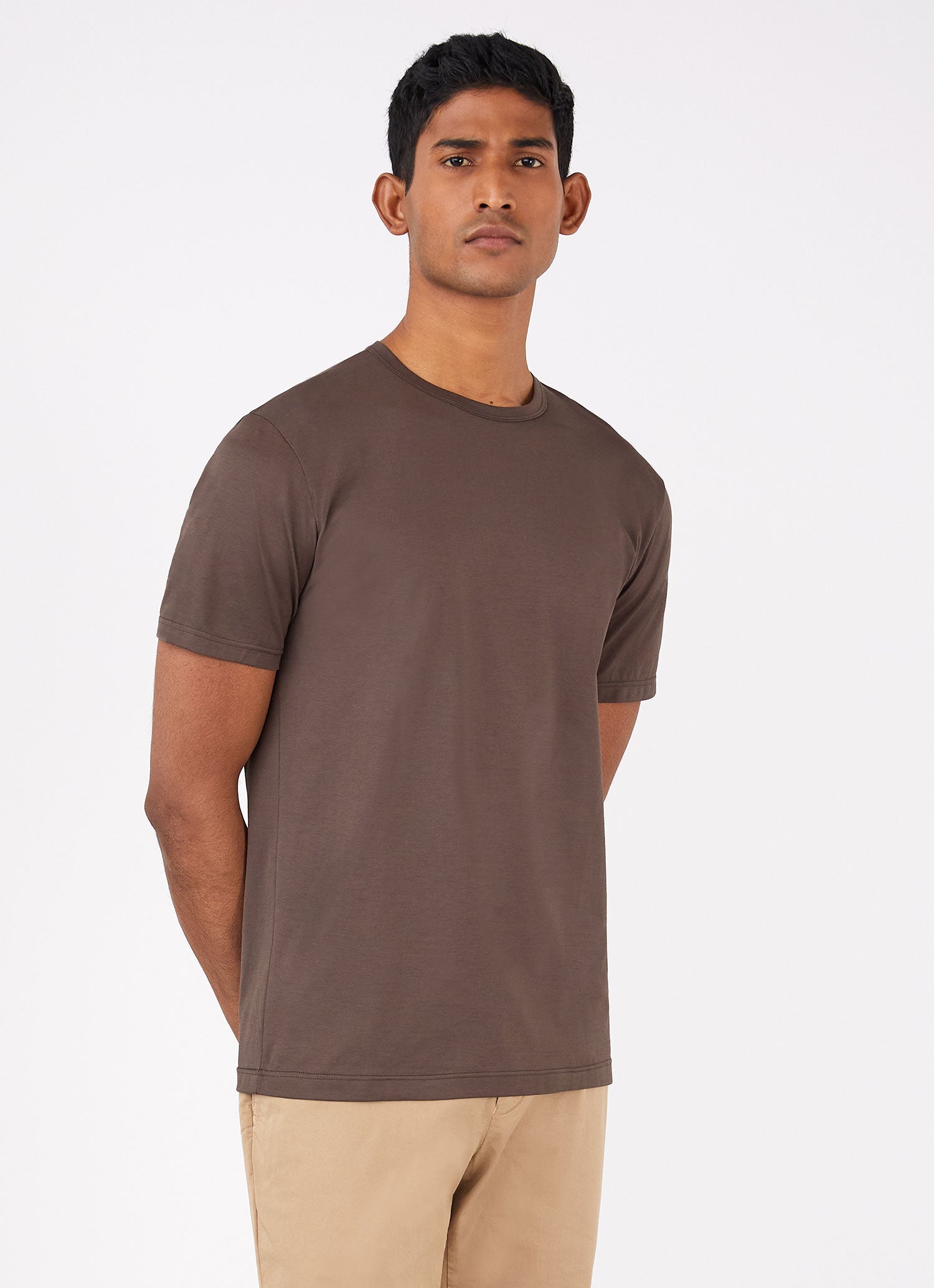 Men's Classic T-shirt in Dark Walnut