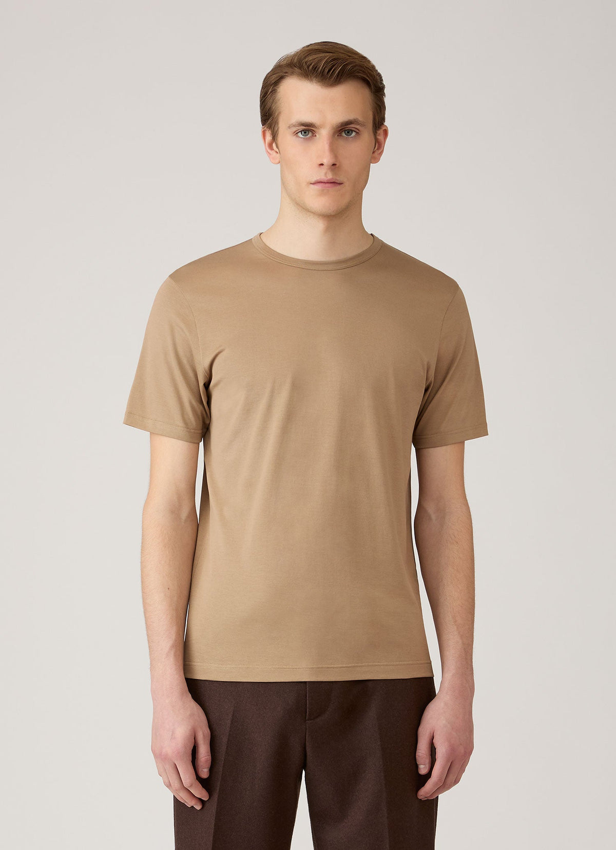 Men's Classic T-shirt in Dark Beige