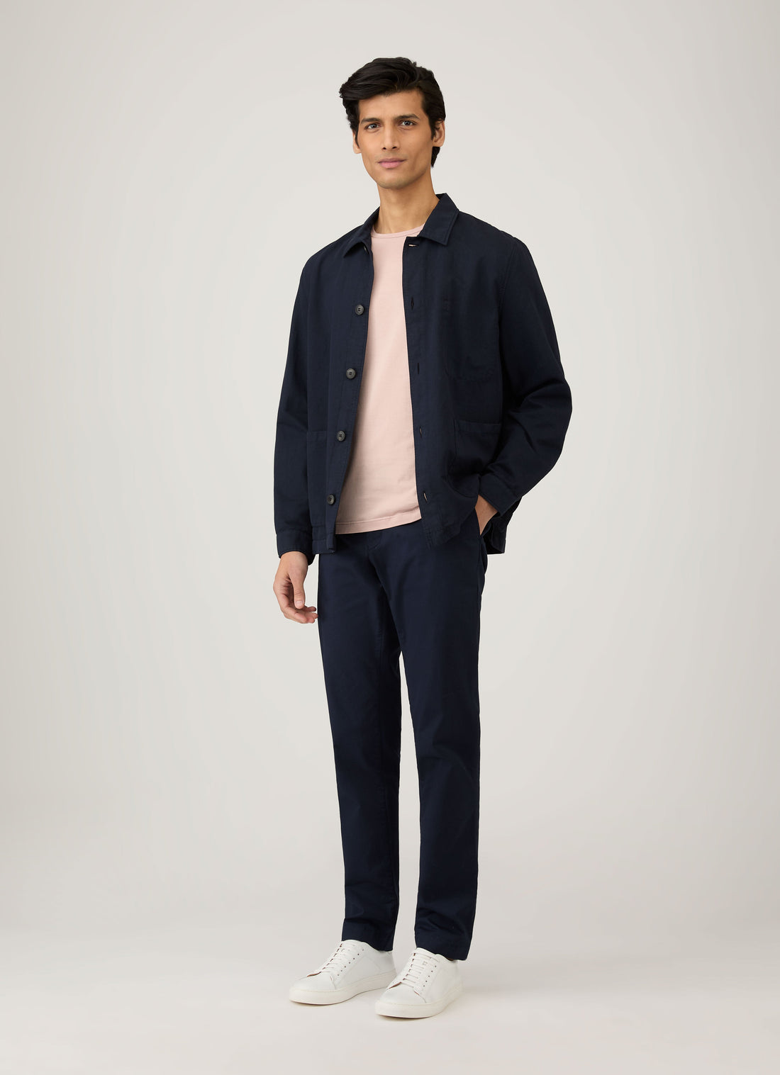 Men's Classic T-shirt in Pale Pink