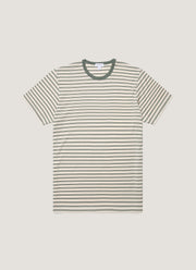 Men's Classic T-shirt in Dusk Green/Undyed