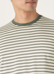 Men's Classic T-shirt in Dusk Green/Undyed