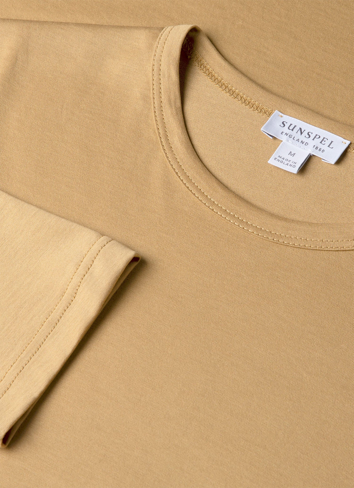 Men's Long Sleeve Classic T-shirt in Tan