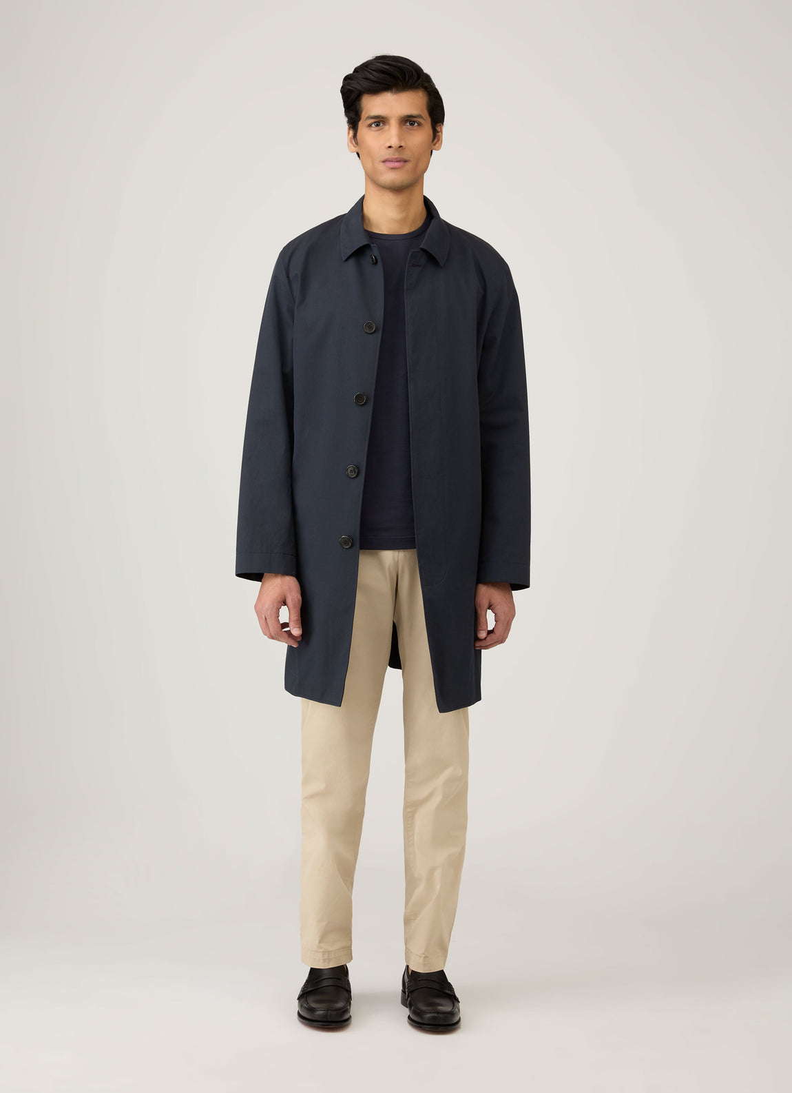 Men's Classic Long Sleeve T-shirt in Navy