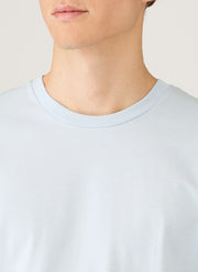 Men's Riviera Midweight T-shirt in Pastel Blue