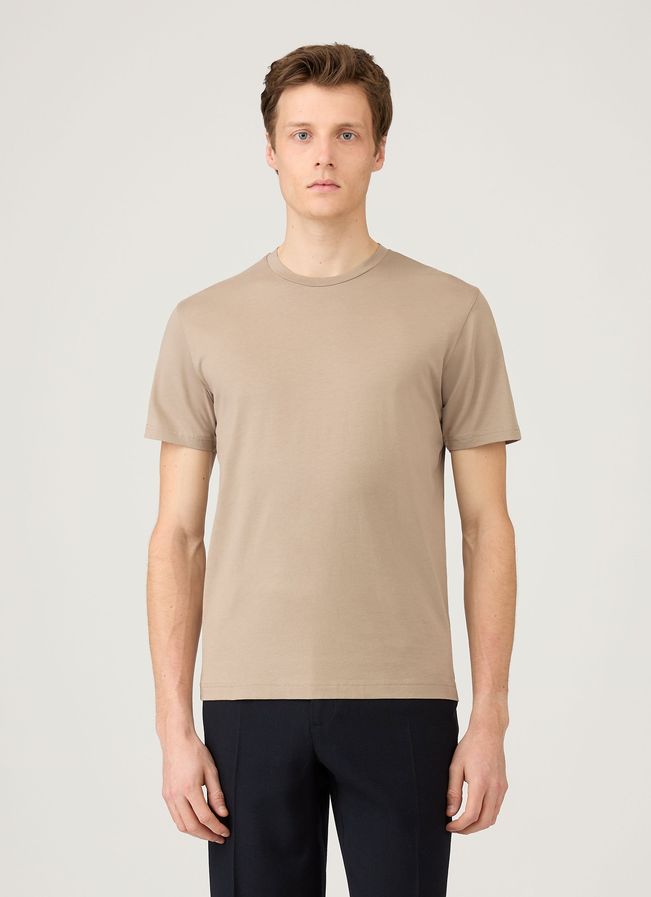 Men's Riviera Midweight T-shirt in Mink
