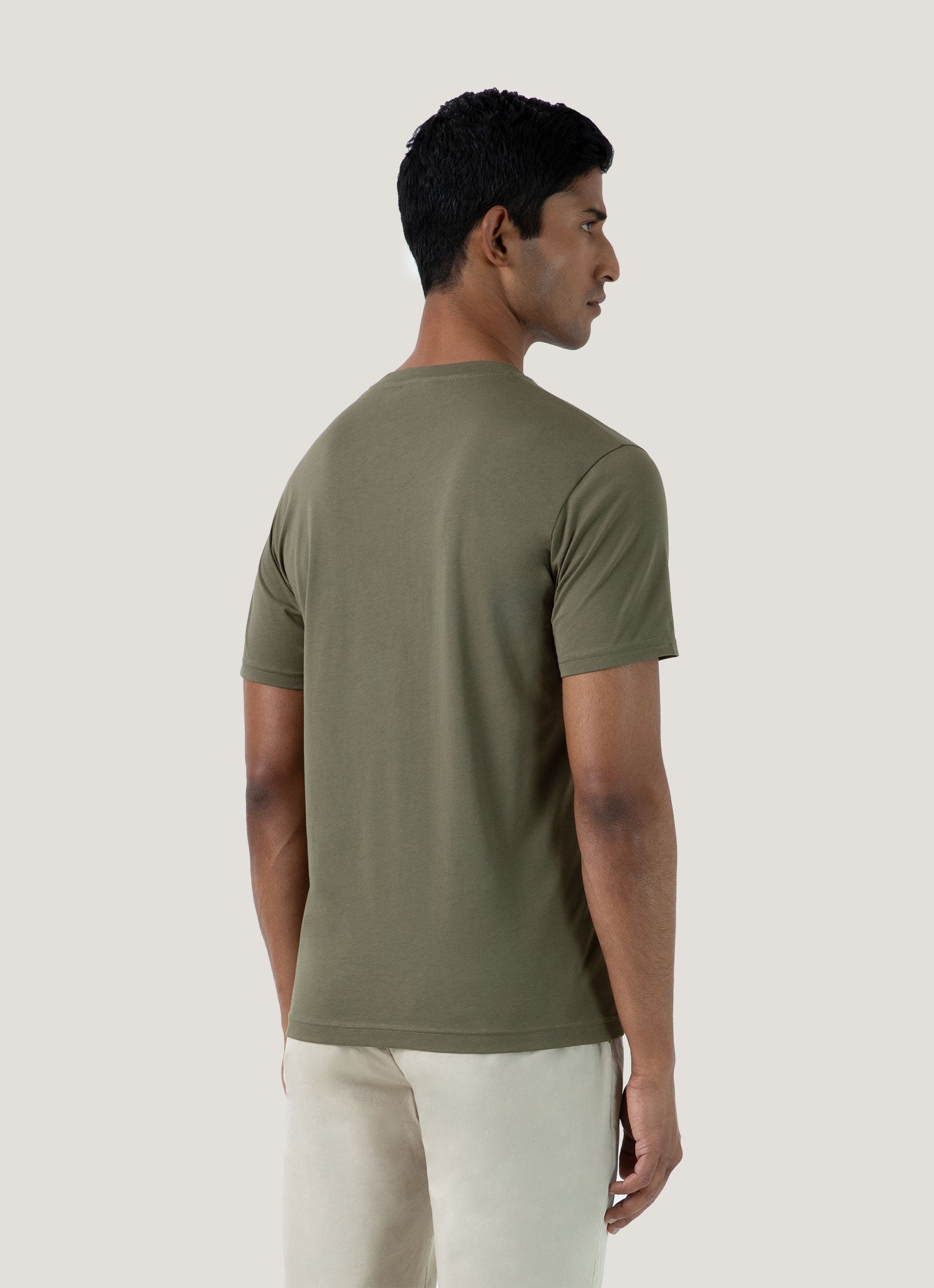 Men's Riviera Midweight T‑shirt in Khaki