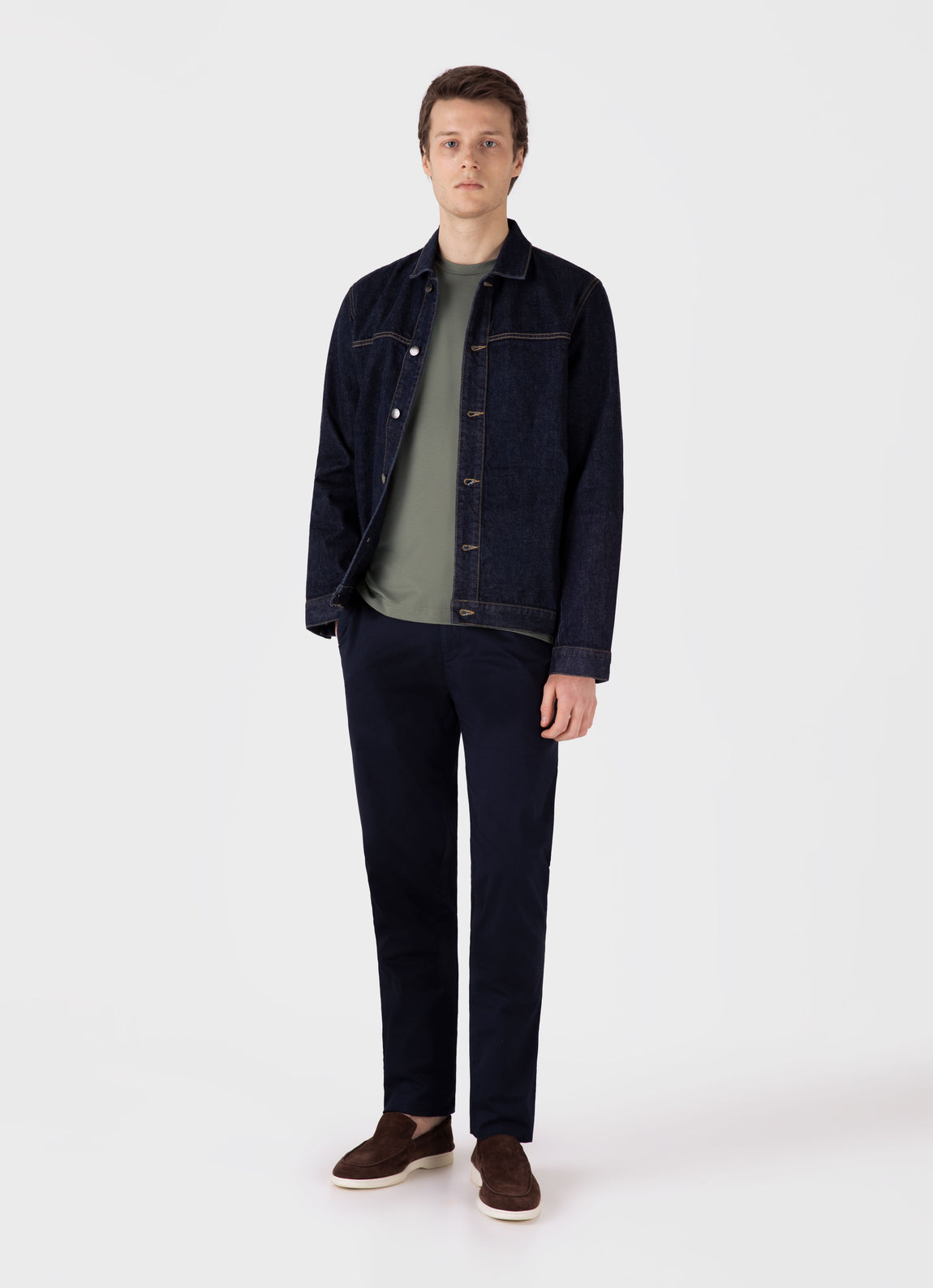Men's Riviera Midweight T-shirt in Dusk Green