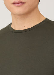 Men's Riviera Midweight T-shirt in Dark Green
