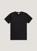 Men's Riviera V-neck T-shirt in Black