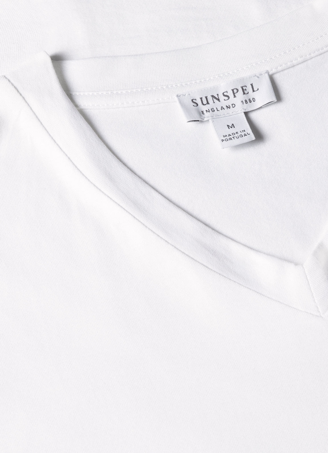 Men's Riviera V Neck T-shirt in White