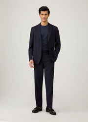 Men's Sea Island Cotton T-shirt in Navy