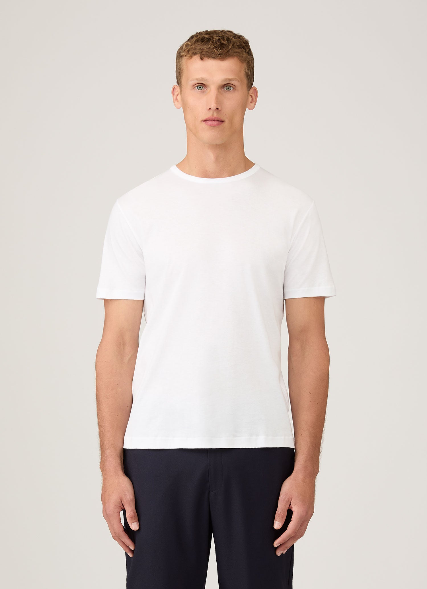 Men's Sea Island Cotton T-shirt in White
