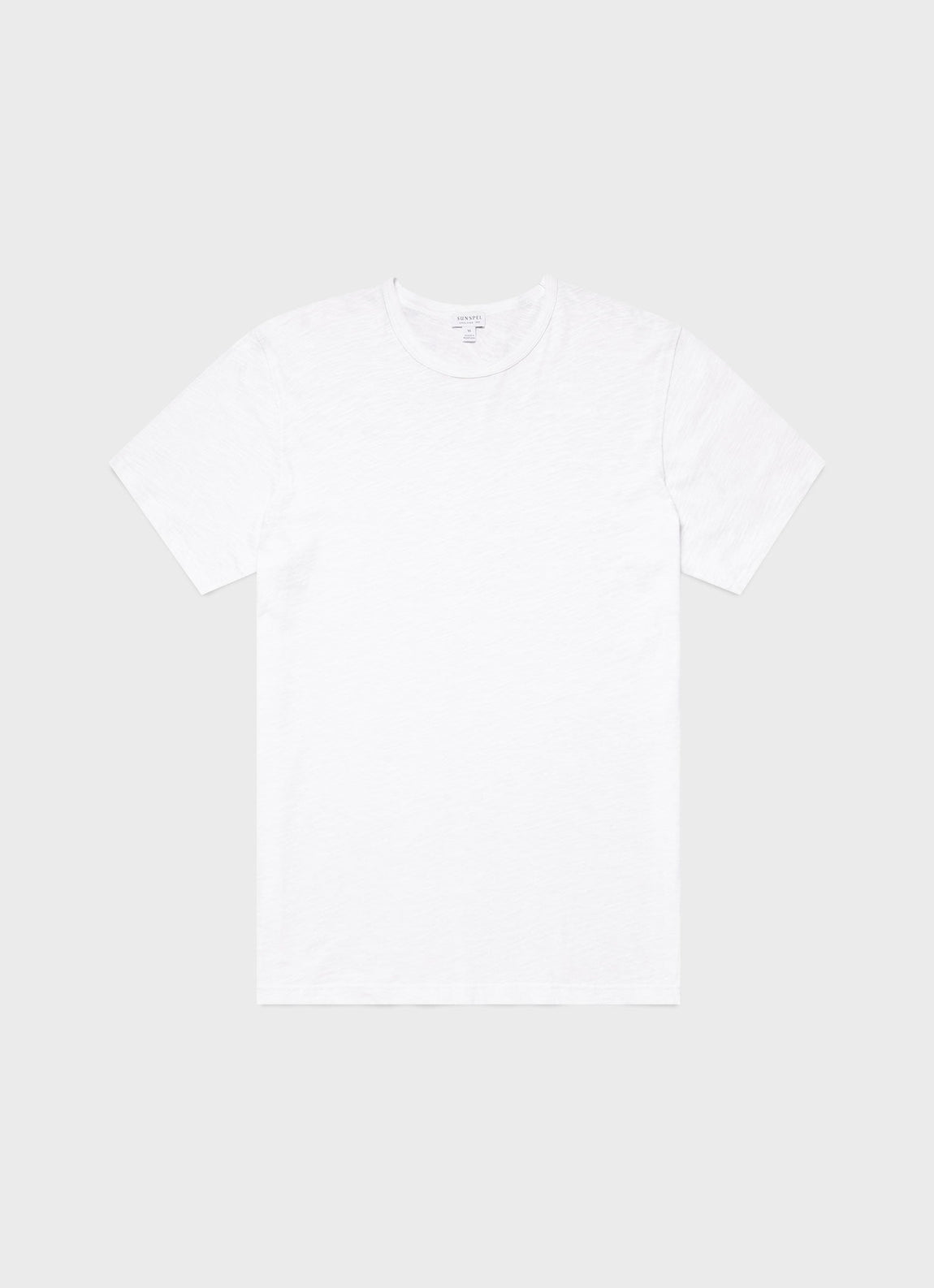 Men's Cotton Linen T-shirt in White