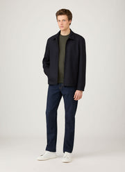 Men's Long Sleeve Riviera Midweight T-shirt in Dark Green