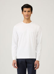 Men's Long Sleeve Riviera T-shirt in White