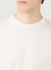 Men's Silk Cotton T-shirt in White