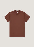 Men's Relaxed Fit Heavyweight T-shirt in Conker Brown