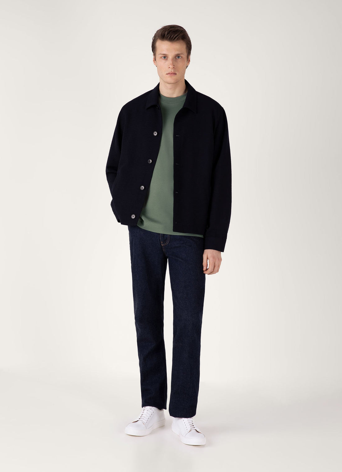 Men's Relaxed Fit Heavyweight T-shirt in Dusk Green