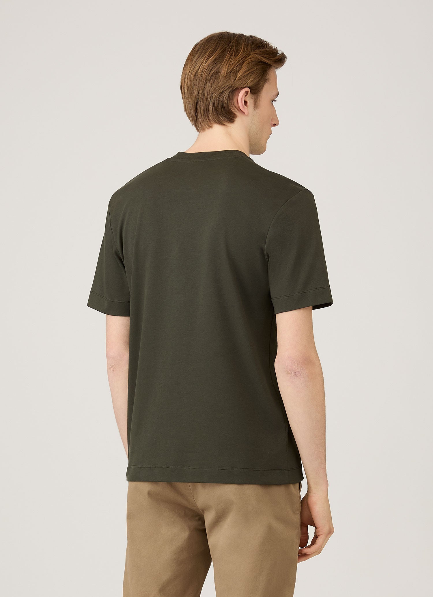 Men's Relaxed Fit Heavyweight T-shirt in Dark Green