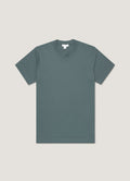 Men's Relaxed Fit Heavyweight T-shirt in Dark Petrol
