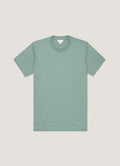 Men's Relaxed Fit Heavyweight T-shirt in Steel Green