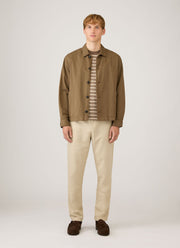 Men's Relaxed Fit Heavyweight T-shirt in Hazelwood/Dark Cedar