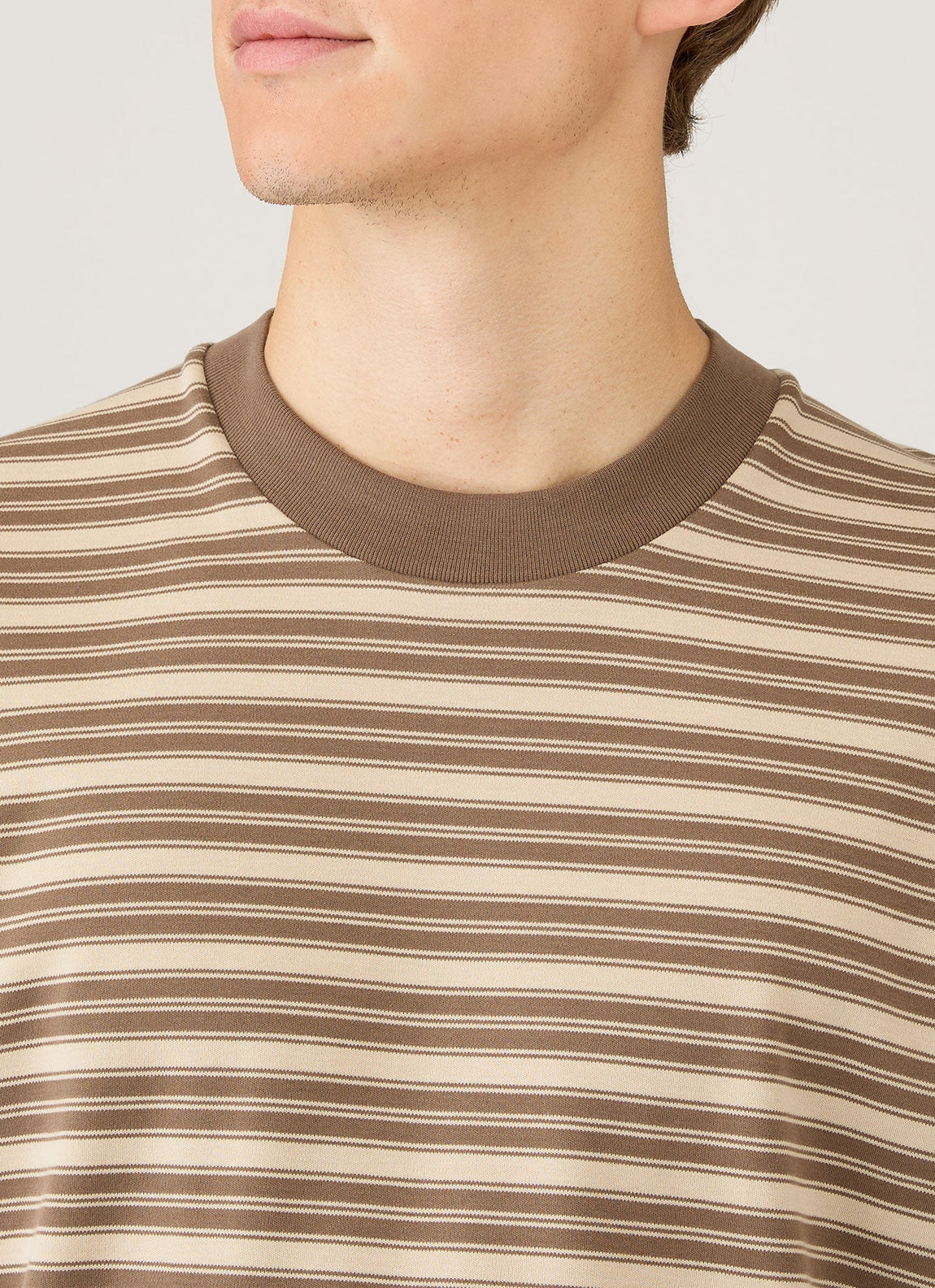 Men's Relaxed Fit Heavyweight T-shirt in Hazelwood/Dark Cedar