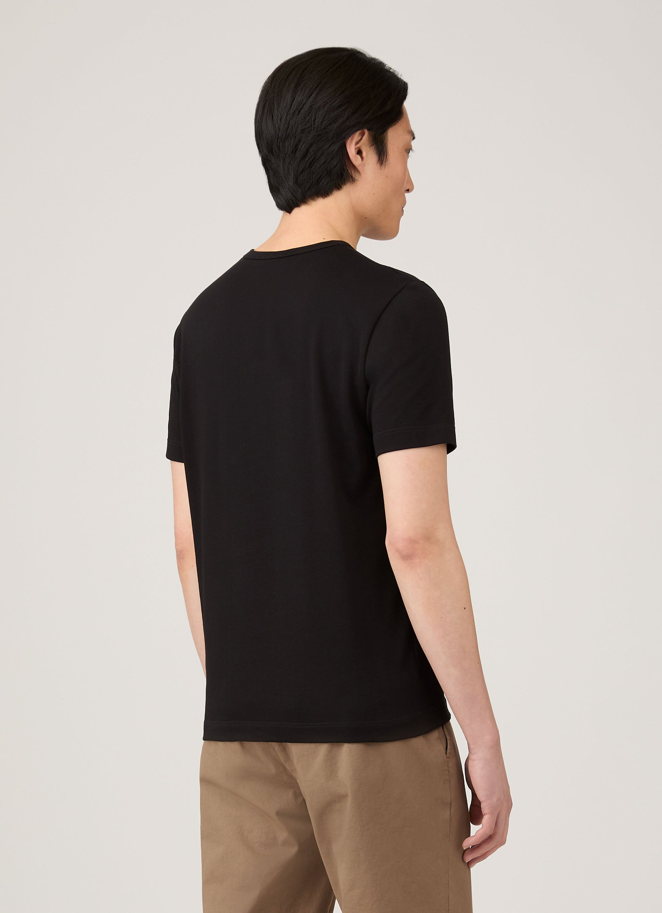 Men's Single Jersey T-shirt in Black