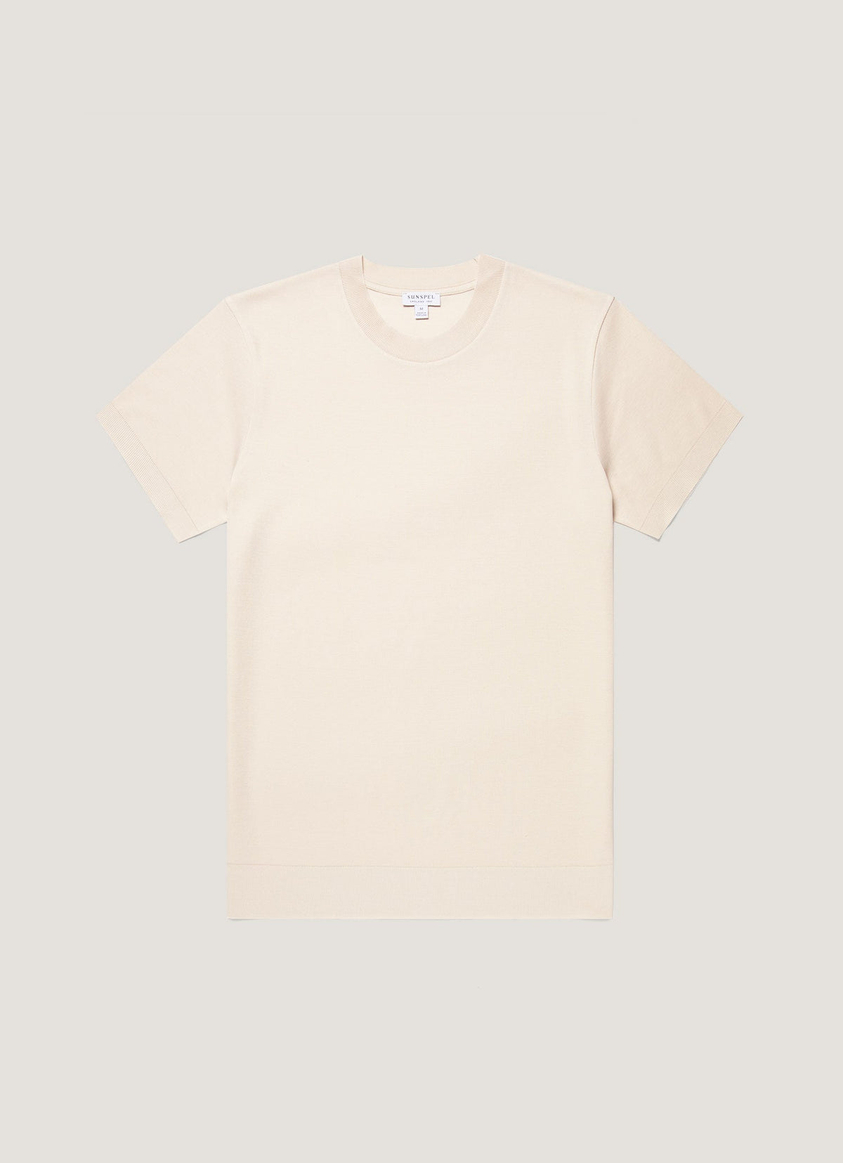 Men's Cotton Piqué T-shirt in Swansdown