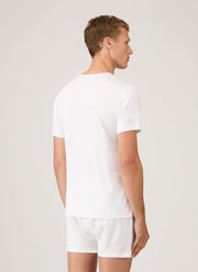 Men's Superfine Underwear T-shirt in White