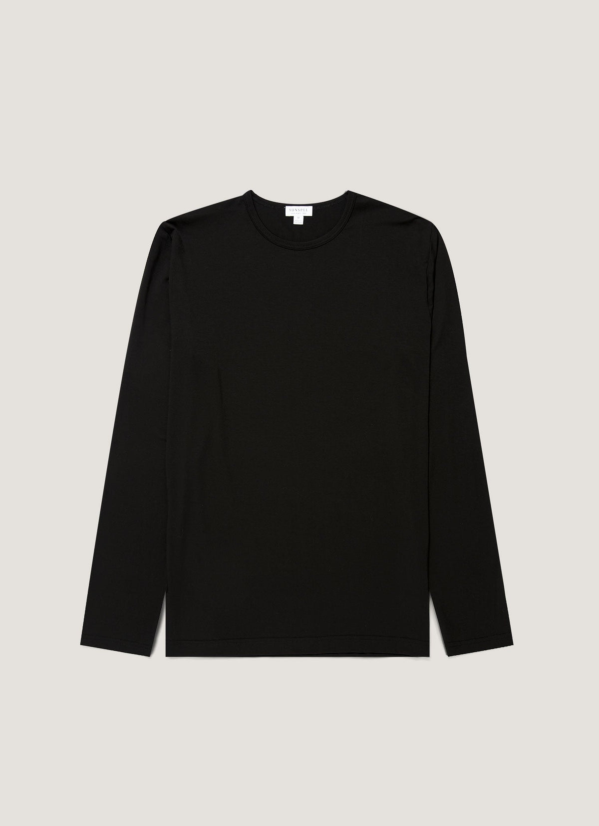 Men's Long Sleeve Tencel™ T-shirt in Black