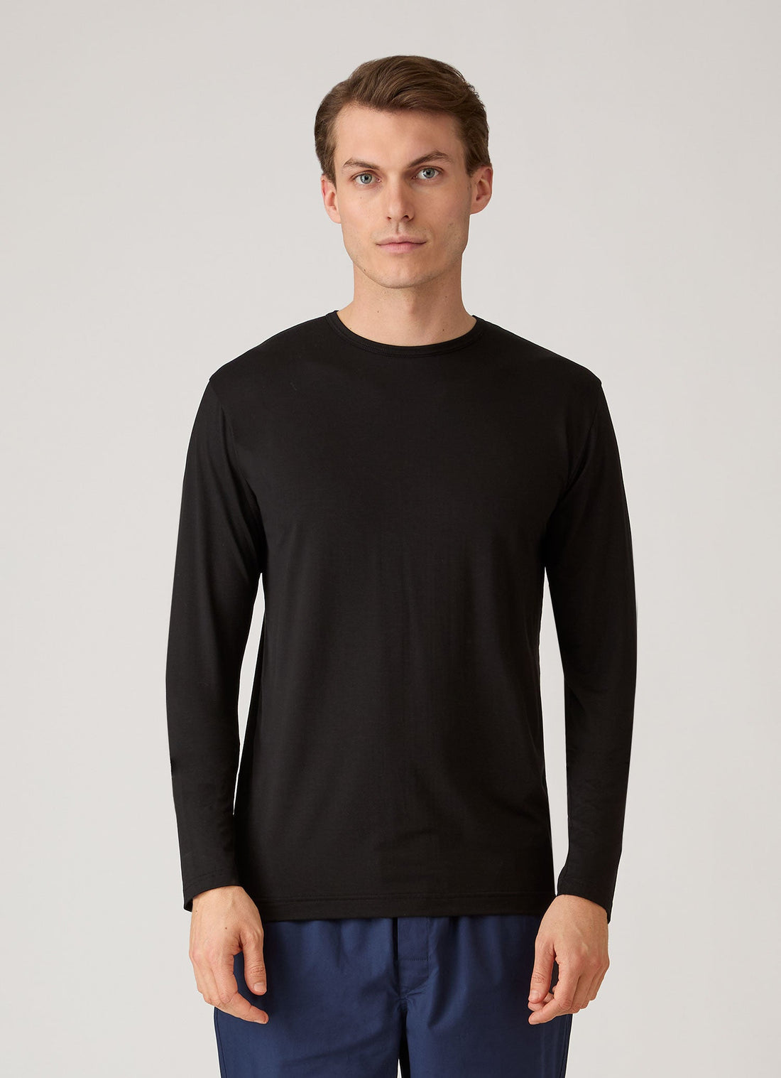 Tencel™ T‑Shirt mit langen Ärmeln